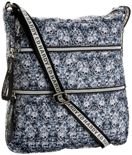 Ed Hardy Junkfood Tootsie Cross Body,Black,one Size