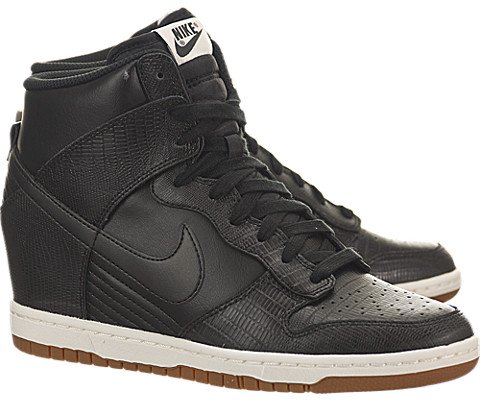 Nike Women's Dunk Sky Hi Black/Black/Sail/Cool Grey Casual Shoe 10 Women US