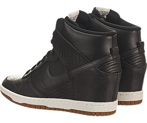 Nike Women's Dunk Sky Hi Black/Black/Sail/Cool Grey Casual Shoe 10 Women US thumbnail