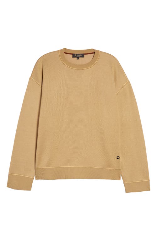 LORO PIANA Women's Girocollo Silk Sweater in Golden Hour at Nordstrom, Size 4 Us