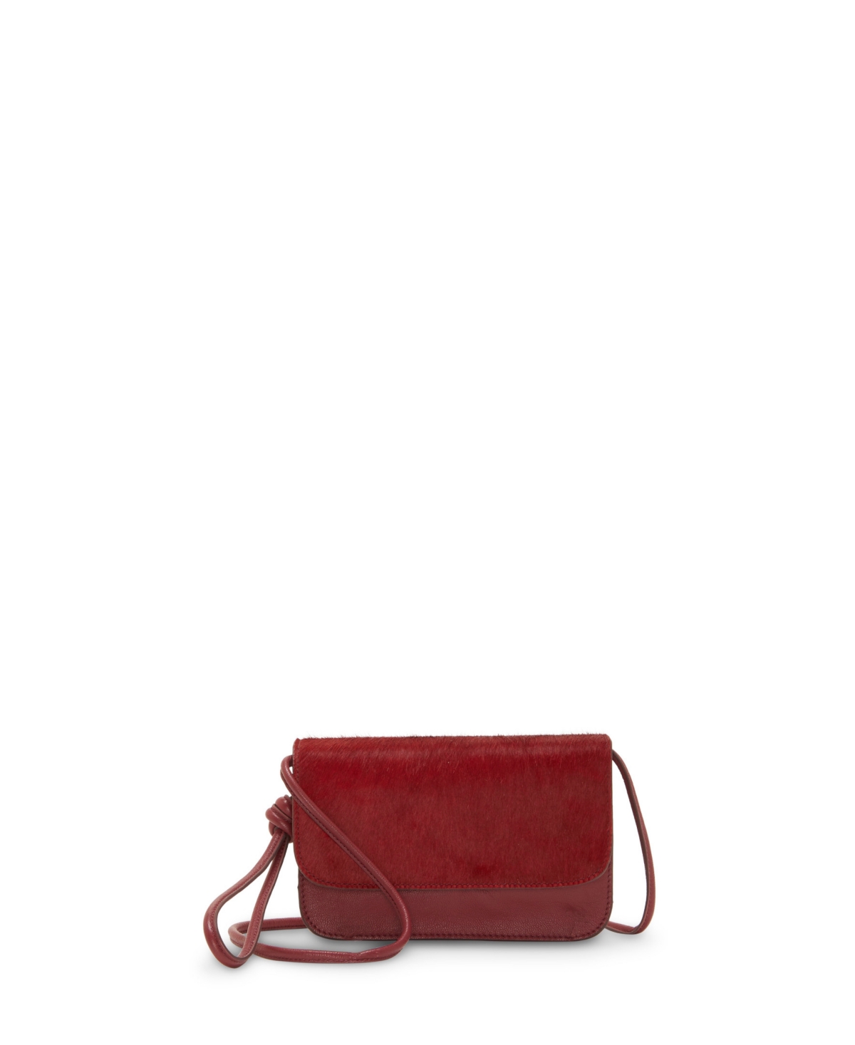 Lucky Brand Jiah Leather Convertible Crossbody/Wristlet - Biking Red Haircalf