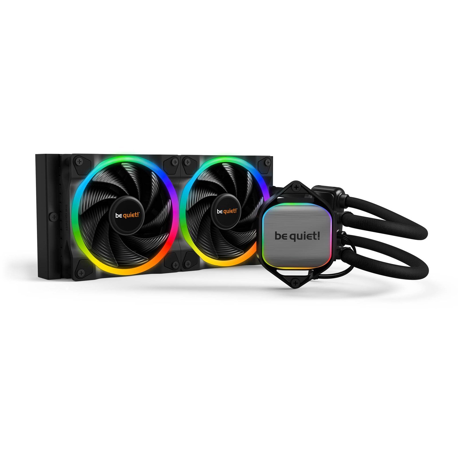 Be Quiet! PURE LOOP 2 FX 240mm AIO CPU Water Cooler | High Performance AIO | 2 Light Wings 120mm PWM High-speed Fans | ARGB Hub | Refillable Port | BW