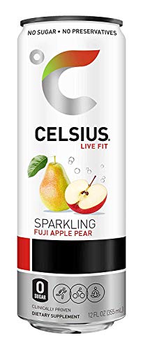 Sparkling Fuji Apple Pear Fitness Drink, Zero Sugar, 12oz. Slim Can (Pack of 12) thumbnail