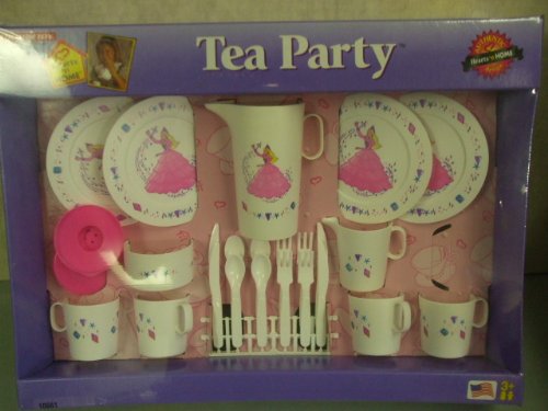Tootsie Toy Tea Party 25 Piece Plastic Dishes Set