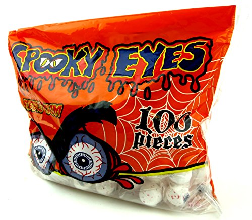 Spooky Eyes Gluten Free Bubble Gum, 29 Oz Bag in a BlackTie Box thumbnail