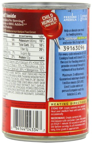 Chef Boyardee Big Beefaroni, 14.75-Ounce Cans (Pack of 12) thumbnail