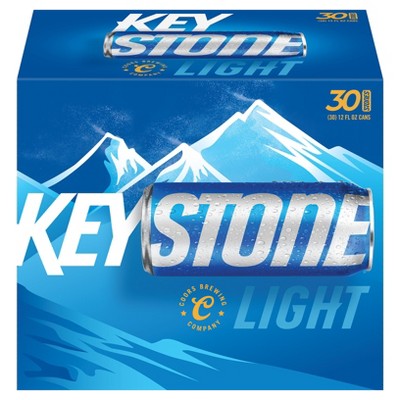Keystone Light American Lager Beer - Beer - 30x 12oz Cans thumbnail