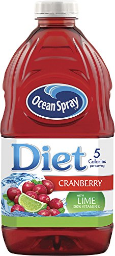 Ocean Spray, Diet Cranberry Lime Juice Drink, 64 Oz (Case of 8)