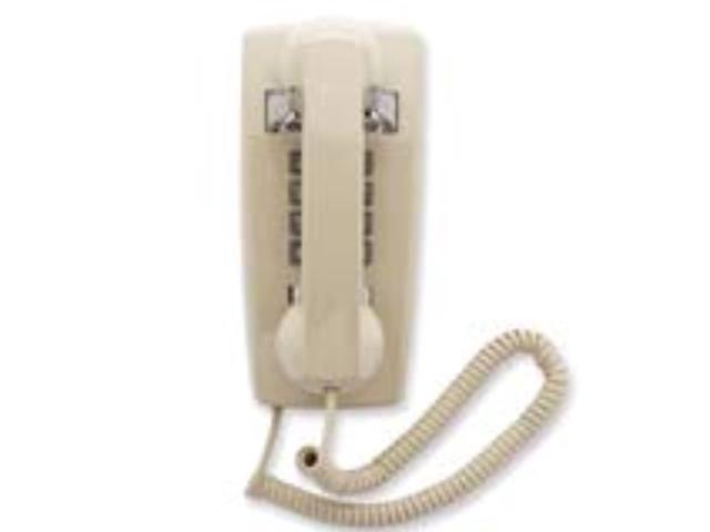 2554 Style Wall Mount Telephone, Ash/Beige Color