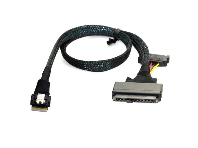 Slimline SFF-8654 4i NVME PCIe SSD Cable for Mainboard SSD 750 P3600 P3700 M.2 to U.2 U2 SFF-8639
