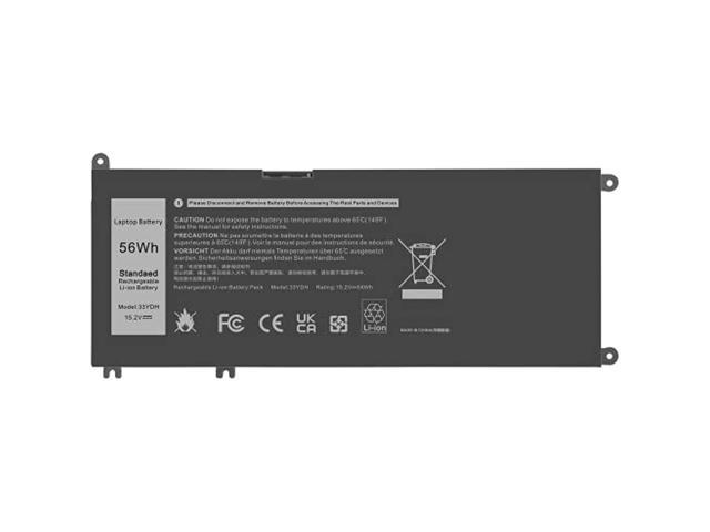 33Ydh 56Wh Laptop Battery for Dell Inspiron 17 7000 7773 7778 7786 7779 2In1 15 7577 G3 15 3579 17 3779 G5 15 5587 G7 15 7588 Latitude 13 3380 14.