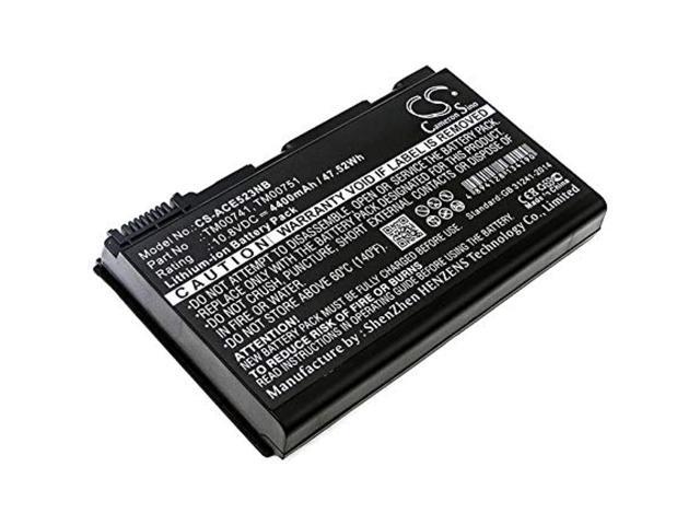 Replacement Battery for Extensa 5230E, Tra 5330-332G16mn, Tra 6464, Extensa 5220-200508, Extensa 5630, Extensa 5620Z Pn Tm00741 Tm00751.