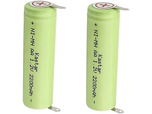 2-Pack 1.2V 2200Mah Ni-Mh Battery Compatible with Grundig 8825 8835 8875 G7585 G8234 G8235 G8261 G8264 G8265 G8267 G9000 G9000s 422203613480 Hp2750.