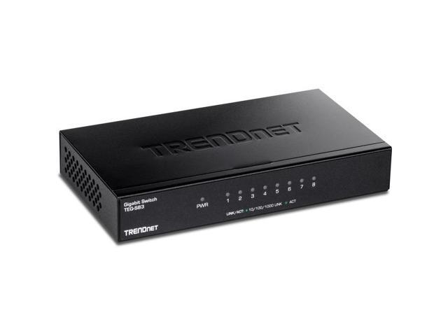 TRENDnet TEG-S83  8-Port Gigabit Desktop Switch