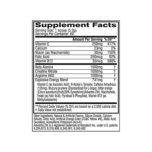 Cellucor C4 Extreme Workout Supplement, Orange, 312 Gram thumbnail
