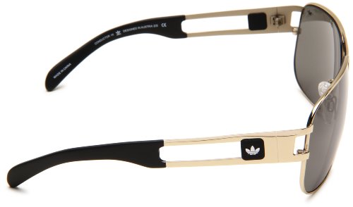 Adidas Conductor Hi Ah36-6051 Aviator Sunglasses,Gold Shiny Frame/Green Lens,One Size thumbnail
