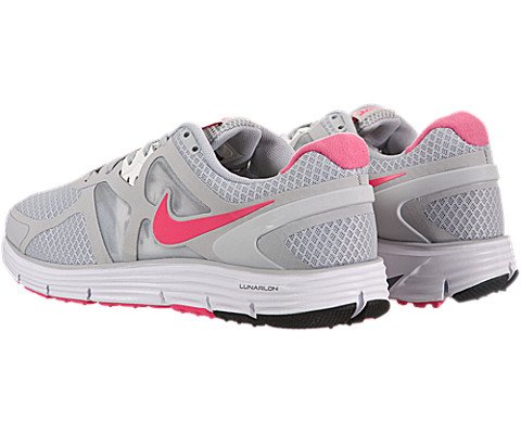 Nike Lunarglide+3 Womens Running Shoes [454315-061] Pro Platinum/Pink Flash-White-Violet Womens Shoes 454315-061-10