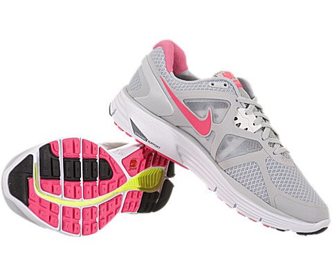 Nike Lunarglide+3 Womens Running Shoes [454315-061] Pro Platinum/Pink Flash-White-Violet Womens Shoes 454315-061-10 thumbnail