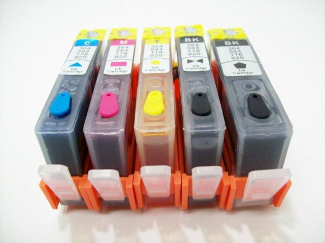 Refillable Ink Cartridge Compatible for Hp 564 Xl Photosmart 7520 7515 7510 7525