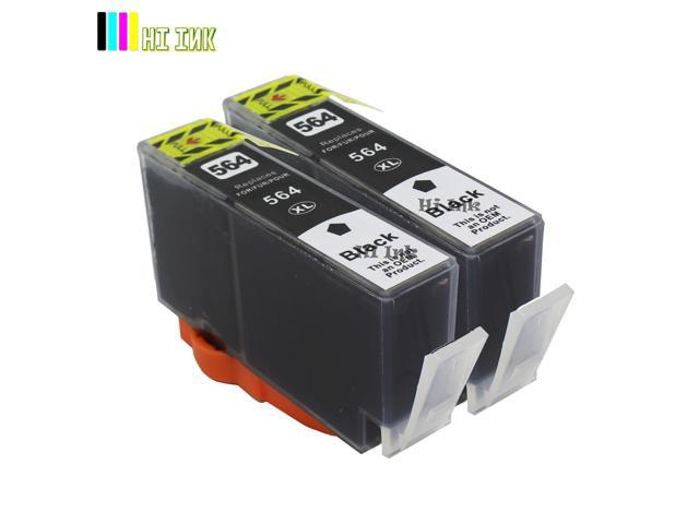2Pk 564Xl Black Ink for Hp Photosmart 7510 7520 7525 309 309A C5300 C310 C410