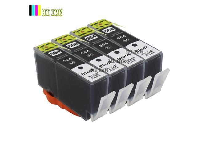 4Pk 564Xl Black Ink for Hp Photosmart 7510 7520 7525 309 309A C5300 C310 C410