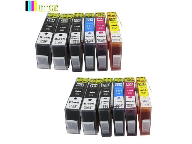 12Pk 564Xl Ink for Hp Photosmart 7510 7520 7525 309 309A C5300 C310 C410 C510
