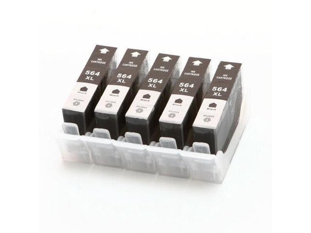 5P Compatible 564Xl Bk Ink Cartridge for Hp Photosmart 7510 7515 7520 7525