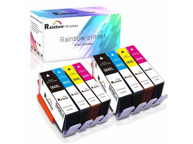 8Pcs Ink Cartridge 564Xl for Hp Photosmart 5515 5514 5525 B209A B210A 6510 7525