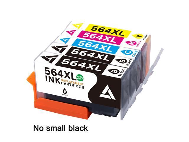 5 Combo Pack Ink Cartridge 564 Xl for Hp 564Xl Photosmart 7510 7520 7525 Printer