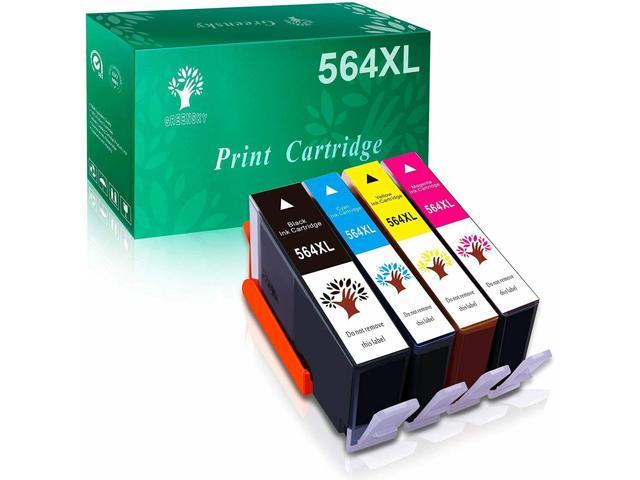4Pk New Gen 564Xl Ink Cartridge for Hp Photosmart 5510 5514 5515 5520 7520 7525