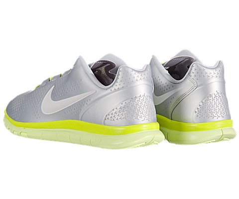 Nike Women's Free Advantage - Pure Platinum / White-Liquid Lime-Cyber, 10 B US