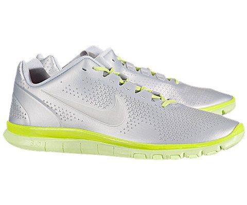 Nike Women's Free Advantage - Pure Platinum / White-Liquid Lime-Cyber, 10 B US thumbnail