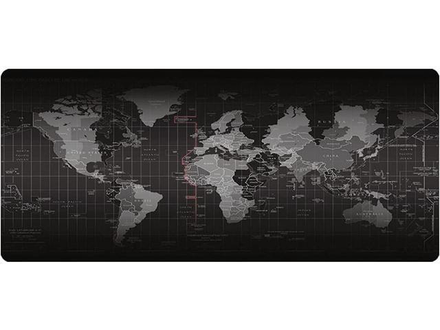 Gaming Mouse Pad Large Size Extended Mousepad Desk Mat Keyboard Pad with Stitched Edge Non-Slip Rubber Base for Laptop Computer Desktop PC Gamer.