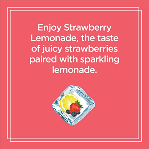 Sparkling Ice, Strawberry Lemonade Sparkling Water, Zero Sugar Flavored Water, with Vitamins and Antioxidants, Low Calorie Beverage, 17 Fl Oz Bottles thumbnail