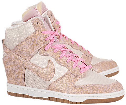 Nike Women's Dunk Sky High VNTG - Desert Sand / Polarized Pink-Sail, 10 B US thumbnail