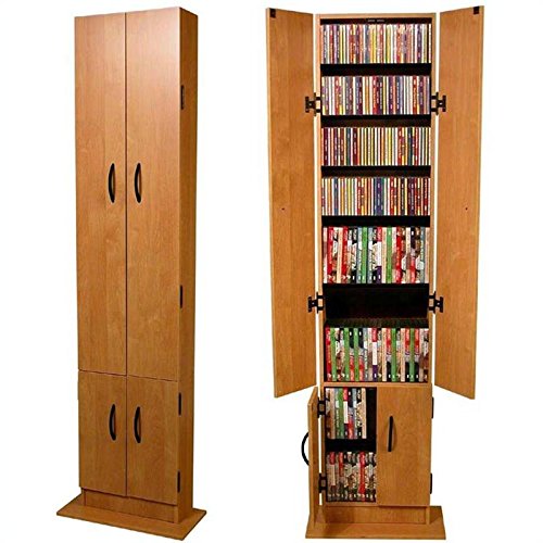 Promo 4 Door Multi-Media Tower (Black)