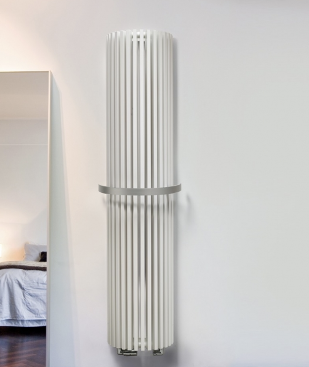 Vasco Zana ZV-O Halfronde Radiator 47,3x200cm - 2287W - Wit RAL 9016