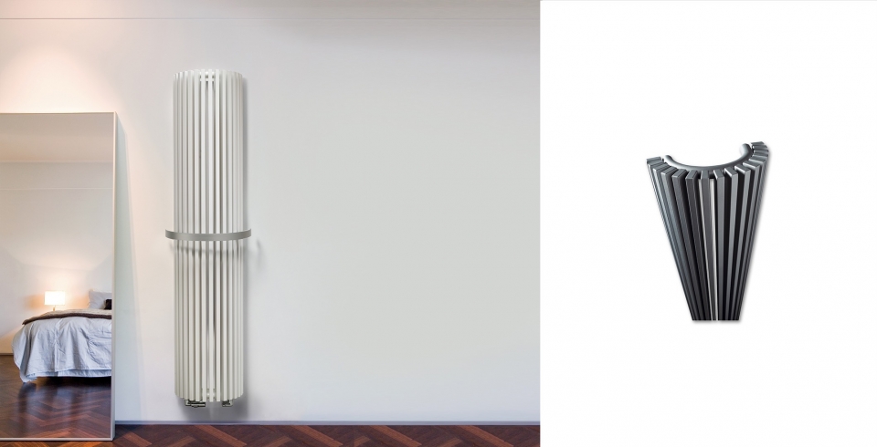 Vasco Zana ZV-O Halfronde Radiator 47,3x200cm - 2287W - Wit RAL 9016 thumbnail