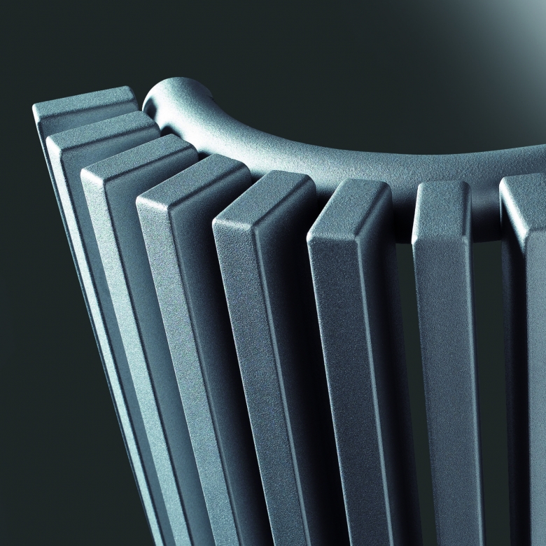 Vasco Zana ZV-O Halfronde Radiator 47,3x200cm - 2287W - Wit RAL 9016 thumbnail