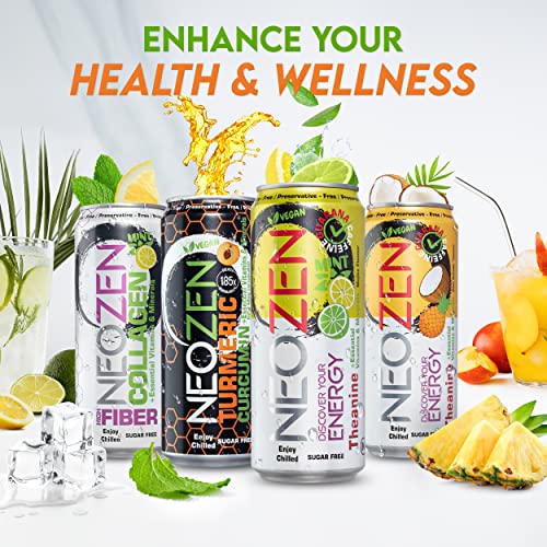 NEOZEN Sugar Free Energy Drink  132 Mg Natural Caffeine  11.2 Fl Oz (12 Pack) thumbnail