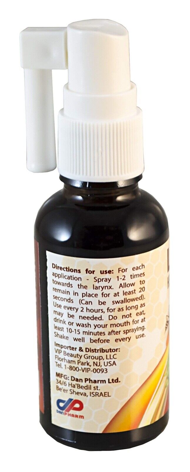 LARINGO Herbal Throat Spray Contains Pure Natural Bee Propolis. 100% Natural Herbal Remedy. Natural Sore Throat Remedy for Adults and Children - Glute thumbnail