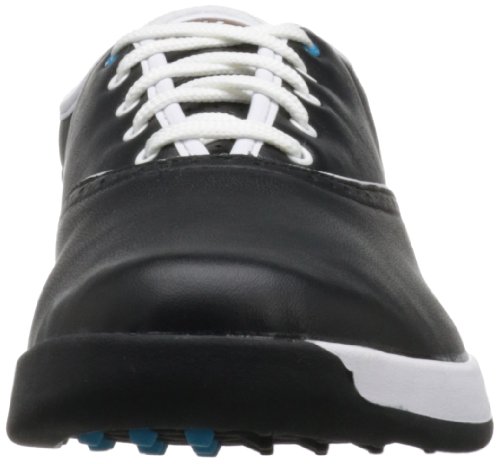 Nike Golf Women's Nike Lunar Duet Classic Golf Shoe,Black/White/Neo Turquoise,10 M US thumbnail