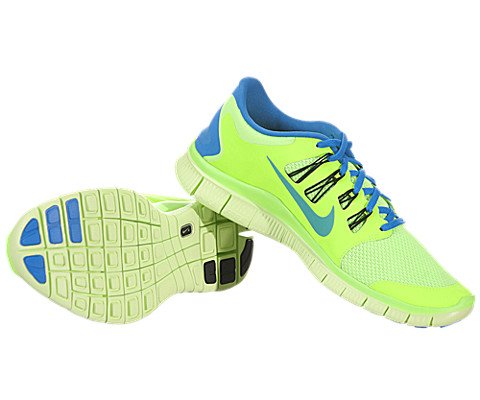 Nike Free 5.0+ - Flash Lime / Blue Hero-Black-Liquid Lime, 10 D US thumbnail