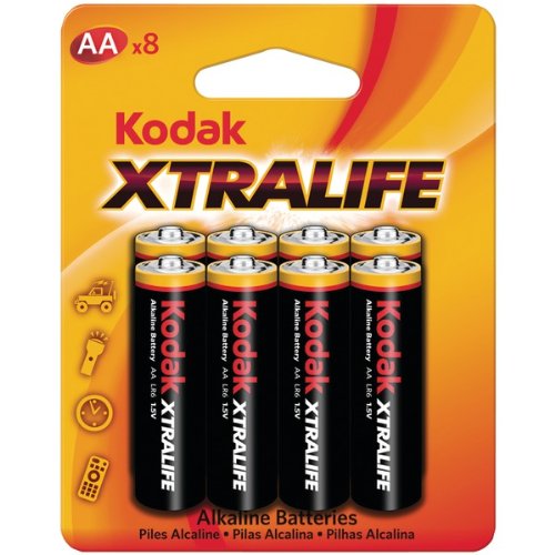 KODAK KAA-8 30209008 Xtralife(TM) Alkaline Batteries (AA; 8 Pk)