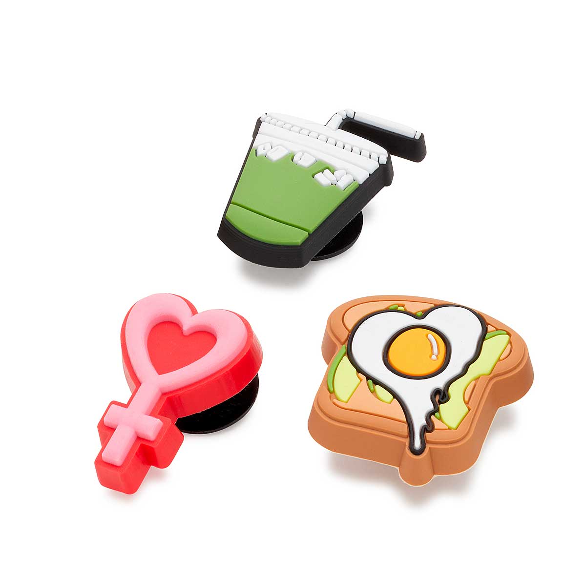 Crocs Jibbitz Food (Avocado Toast 3-Pack) Remedies Foot Care