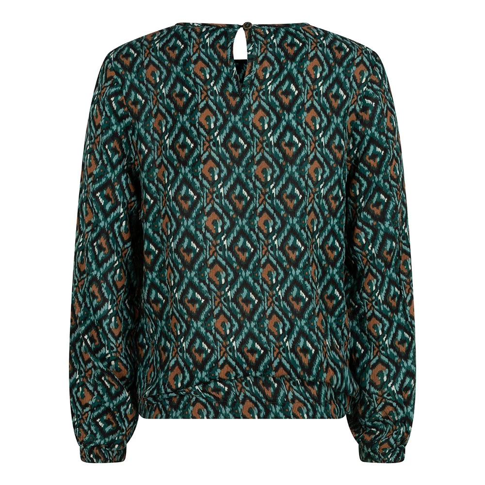 Indian Blue Jeans Shirt IBGW22-5104 Groen thumbnail