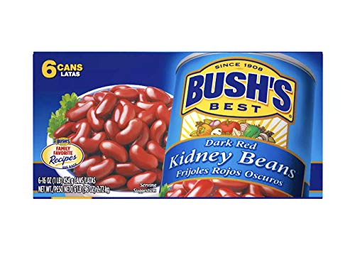Bush's Best Dark Red Kidney Beans, 16 Oz (Pack of 6) thumbnail