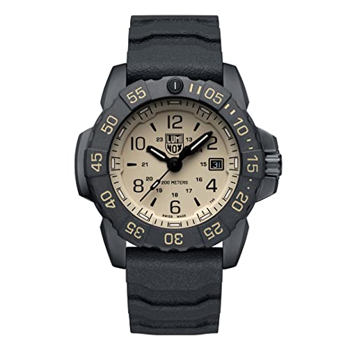 Luminox - Navy SEAL Foundation Swiss Quartz Military Diver's XS.3251.CBNSF.SET 200M Men's Watch with Extra Strap - Beige thumbnail