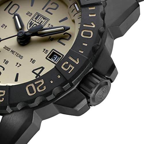 Luminox - Navy SEAL Foundation Swiss Quartz Military Diver's XS.3251.CBNSF.SET 200M Men's Watch with Extra Strap - Beige thumbnail