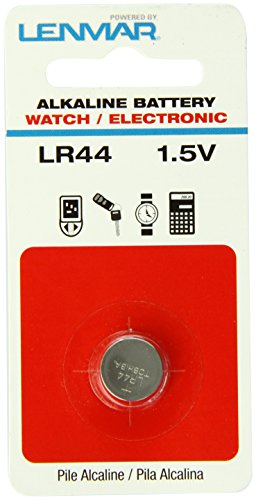 Lenmar WCLR44 1.5 Volt Alkaline Button Cell Battery, 120mAh